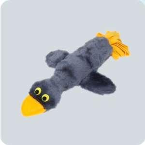 Игрушка для собак Утка с пищиком бутылка 260х70х440 Серый 03 Зооник                               