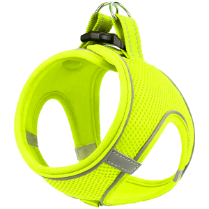 Шлейка-жилет для собак Favorite рXL ОШ 42-54см ОГ 54-60см анатомическая дышащая салатовая Уют