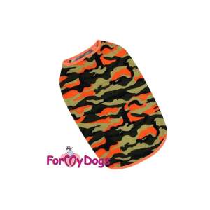 Майка для собак рB2, спинка 40см оранжевая Formydogs