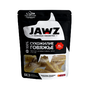 Джавз/JAWZ лакомства для собак Сухожилие говяжье пакет №20 р-р XL 100гр*30 снят с произ-ва