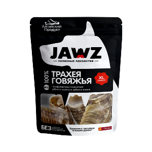 Джавз/JAWZ лакомства для собак Трахея говяжья пакет №12 р-р XL 60гр*30 снят с произ-ва