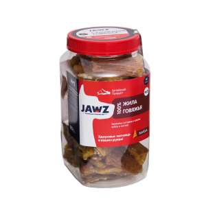 Джавз/JAWZ лакомства для собак Сухожилие говяжье банка №21р-р М 1200гр*4 снят с произ-ва