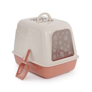 Туалет для кошек закрытый Эффи серый Альтернатива