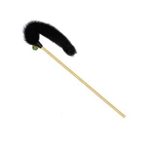 Игрушка для кошек дразнилка Лапка норки натуральная норка 50см Госи/GoSi