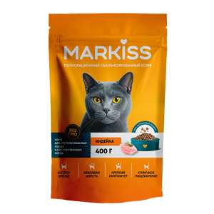 Маркис Корм для стерилизованных кошек Индейка, 400г