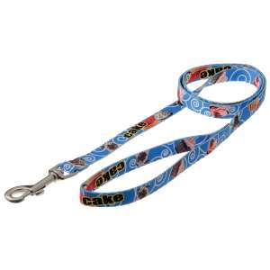 Поводок с карабином Фотопринт-Мопс 1,27м*15мм Пет Лайн