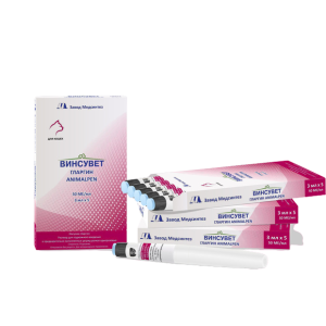 Винсувет Гларгин 30/70 для кошек для лечения сах. диабета 1шт*5*пву