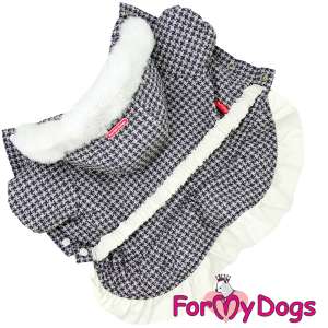 Куртка утепленная для собак р14 спинка 30см светло-фиолетовая Formydogs