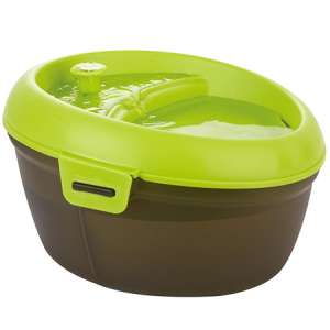 Автопоилка DogH2O с функцией гигиены полости рта зеленая 6л Feed-Ex