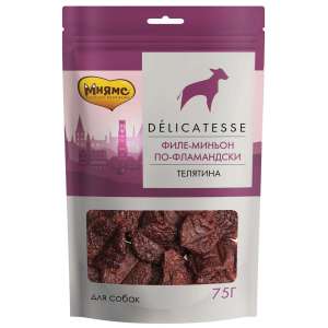 Мнямс для собак Деликатес Филе миньон по-фламандски 75 г