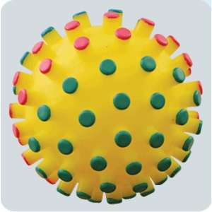 Игрушка для собак мяч мина средняя 80мм Зооник