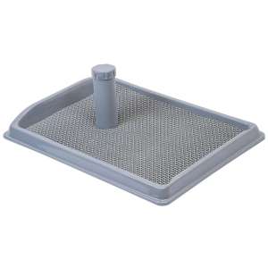 Туалет для собак Рокки прямоугольный со столбиком и резиновым ковриком 55*40см Дарэлл