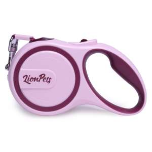 Поводок-рулетка LionPets (Розово-бордовый) PR8805-9 (Размер M длина 5 м)