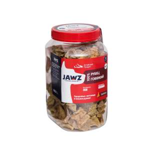 Джавз/JAWZ лакомства для собак ФАС Рубец говяжий банка №17 р-р М 450гр