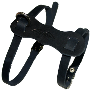 Шлейка кожаная для кошек и собак мелких пород 36-45см*11мм Аркон