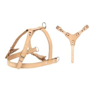 Шлейка 1 кожаная двухслойная универсальная 70-87см*25мм Аркон