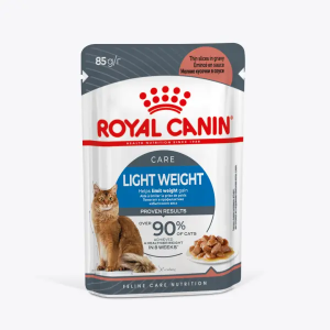 Роял Канин/Royal Canin пауч 85гр корм для кошек Лайт вейт кэа соус*28 для кошек