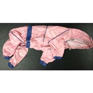 Дождевик с капюшоном, на кнопках (оранжевый, розовый, голубой) №18