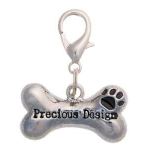 Адресник-косточка с лапкой 30*16*5мм Пет Лайн