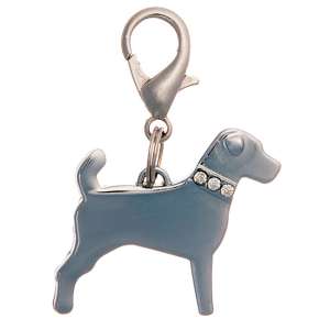 Адресник Джэк-рассел со стразами 43*25мм гравировка Пет Лайн 