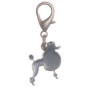 Адресник Пудель королевский 20*20мм, гравировка Пет Лайн 