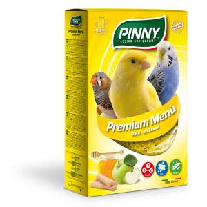 Пинни/Pinny Premium Menu Корм мягкий витаминный для птиц с медом и яблоками 350гр для птиц