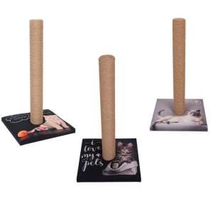 Когтеточка Персилайн столбик джут на подставке 54*31см (СА)