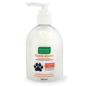 Пчелодар Крем-мыло для лап с маточным молочком 250 мл*20