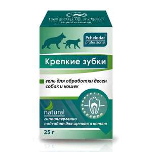 Зубной гель Крепкие зубки  (для обработки десен с/к) 25мл*30
