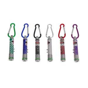 Игрушка для кошек Лазер на карабине с фонариком цвет в ассортименте Пижон