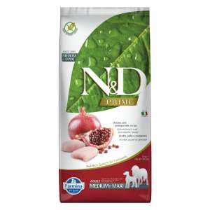 Фармина/Farmina N&D Prime корм для собак средних и крупных пород Курица с гранатом 12кг