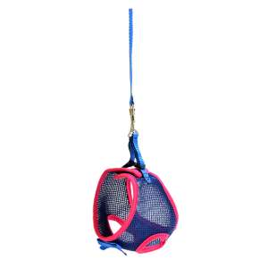 Комплект для собак мелких пород шлейка-жилетка (ОГ36-39см, ОШ31-35см) + поводок 1,5м Зооник