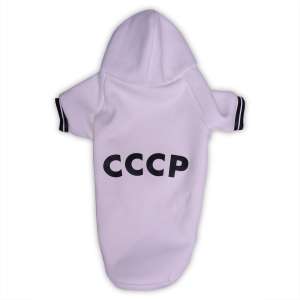 Толстовка с капюшоном р.XL, спинка 34см сиреневый СССР LION для собак