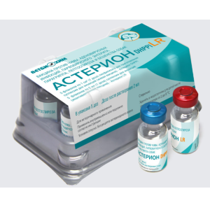 Астерион DHPPI+ LR 1 доза *5 (чума,аденовирус, парвовирус.энтерит,парагриппа, лептоспироза и беш-ва)