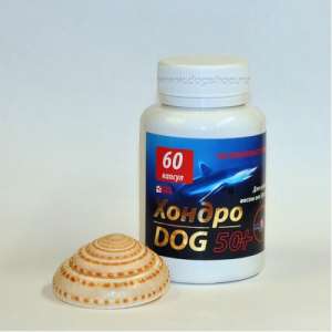 Хондро Дог для собак крупных пород 50+ 60 капс. /0,5гр на 50кг/