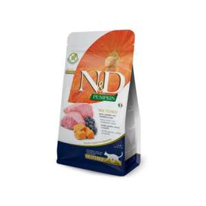 Фармина/Farmina N&D корм для кошек стерилизованных/кастрированных Ягненок с черникой и тыквой 1,5кг