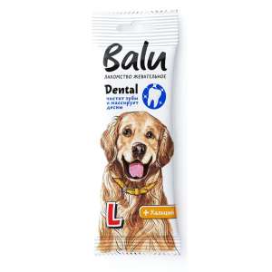 Балу/Balu лакомство для собак крупных пород Dental с кальцием рL 36гр 1шт*12 для собак