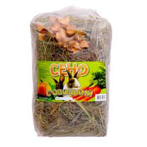 Сено луговое пресованное с овощами 500гр Мышильд*6