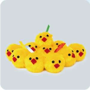 Игрушка для кошек Шарик-цыпленок Зооник (1уп-10шт)