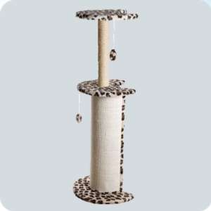 Когтеточка с полками угловая 510х445х1370мм Зооник