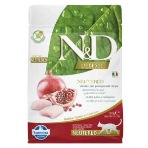 Фармина/Farmina N&D Prime корм для кошек стерилизованных/кастрированных Курица с гранатом 300гр