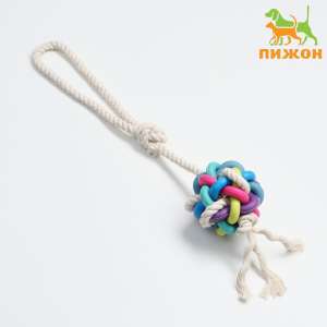 Игрушка для собак Молекула на канате 40см Пижон