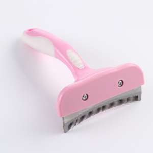 Дешеддер большой лезвие 10см розовый Пижон