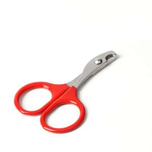 Когтерез-ножницы с прорезиненными ручками 6мм красные Пижон