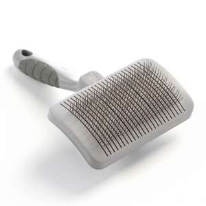 Пуходерка без капли с самоочисткой серая 10,5*16,5см Пижон