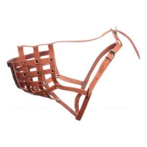 Намордник кож. №6 (дог, сенбернар) Зооник