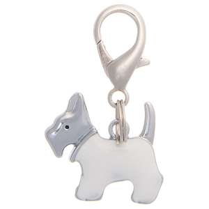 Адресник Терьер эмаль 22*20мм, гравировка Пет Лайн 