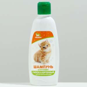 Шампунь Пижон для кошек гипоаллергенный для чувствительной кожи 250мл*15