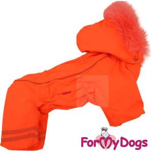 Комбинезон для девочек р14 спинка 30см оранжевый Formydogs