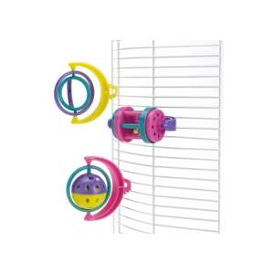 Игрушка для птиц Крутящаяся - шар, ролик, зеркало в ассортименте пластик 10*8см Beeztees